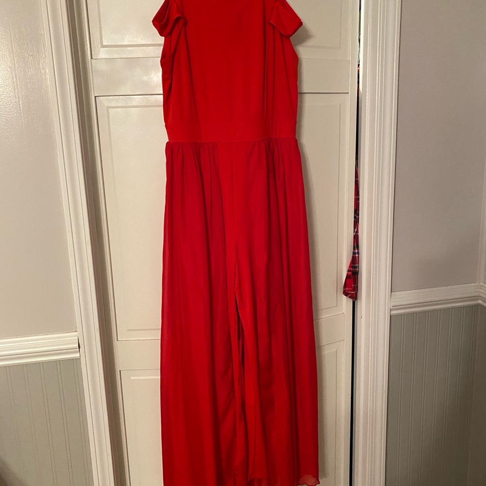 Elegant Red Evening Gown